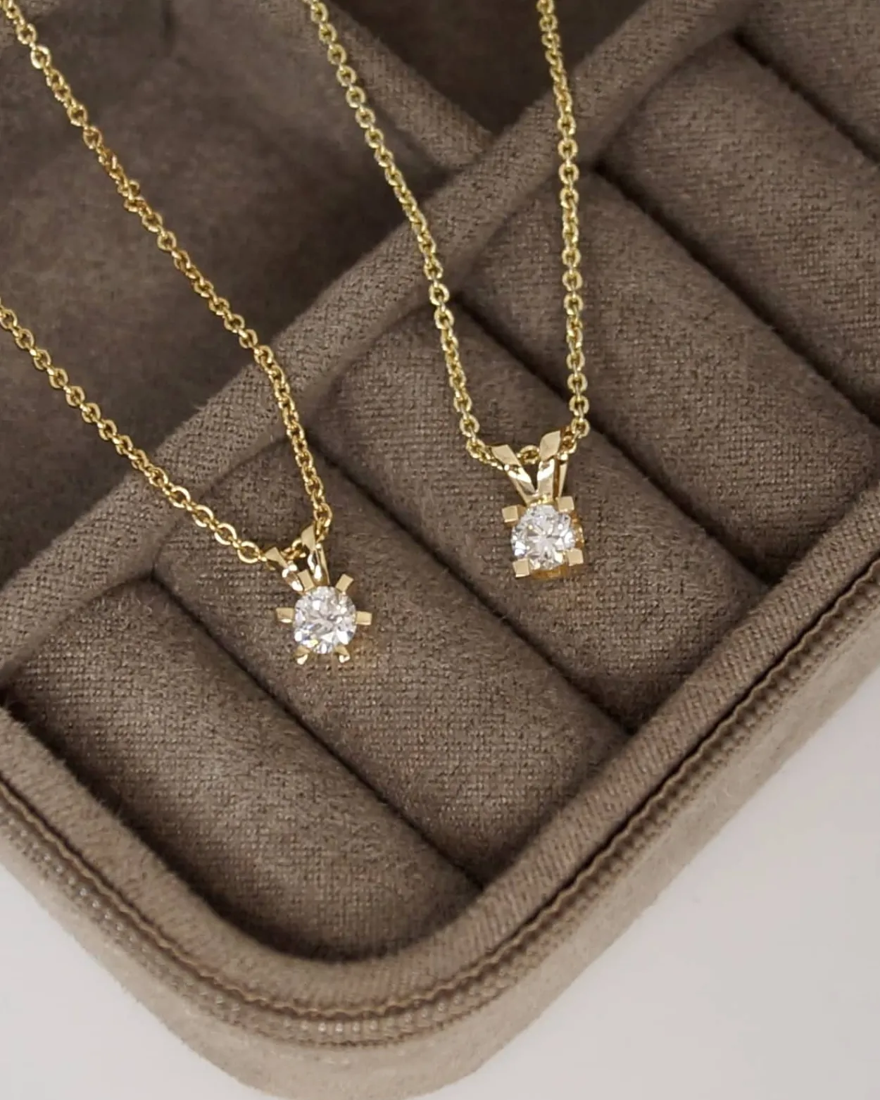 CHRISTOFFERSEN JEWELLERY EVA VEDHÆNG 14 KARAT GULD MED BRILLANT 0,38 CARAT – 4000516