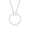 CHRISTOFFERSEN JEWELLERY HALSKÆDE SØLV MED ZIRKONIA - 2070594