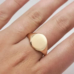 CHRISTOFFERSEN JEWELLERY HERRE SIGNET RING 14 KARAT GULD - 5001175