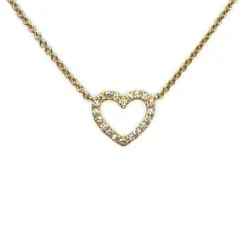 CHRISTOFFERSEN JEWELLERY HJERTE HALSKÆDE 14 KARAT GULD MED 0,23 CARAT BRILLANTER – 2000183