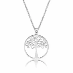 CHRISTOFFERSEN JEWELLERY LIVETS TRÆ 22 MM MED 45 CM KÆDE - 4011486