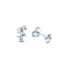 CHRISTOFFERSEN JEWELLERY ØRESTIK HJERTE MED STEN - 3070856