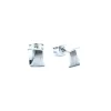 CHRISTOFFERSEN JEWELLERY ØRERINGE MAT/BLANK UDEN STEN - 3010862