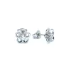 CHRISTOFFERSEN JEWELLERY ØRERINGE BLOMST MED STEN - 3010710