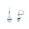 CHRISTOFFERSEN JEWELLERY ØRERINGE HÆNGER SØLV DRÅBE UDEN STEN - 3210302