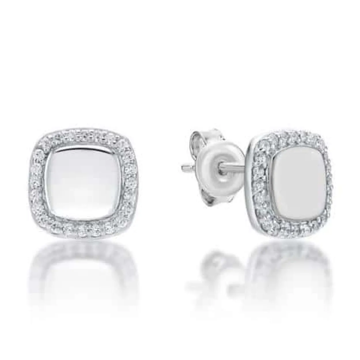CHRISTOFFERSEN JEWELLERY ØRERINGE SØLV 6,5X6,5 MM - 3070968