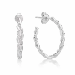 CHRISTOFFERSEN JEWELLERY ØRERINGE CREOL SNOET - 3011013