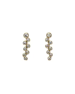 CHRISTOFFERSEN JEWELLERY ØRESTIKKER 8 KARAT GULD MED ZIRKONIA – 3071256-3