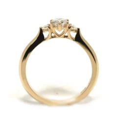 CHRISTOFFERSEN JEWELLERY RING 14 KARAT MED 0,42 CARAT BRILLANTER - 5000555
