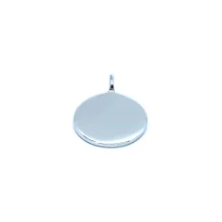 CHRISTOFFERSEN JEWELLERY SØLV VEDHÆNG RUND PLADE 13 MM - EV4010004