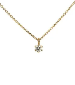 CHRISTOFFERSEN JEWELLERY SVÆVENDE DIAMANT 14 KARAT GULD MED 0,05 CARAT BRILLANT– 2000343