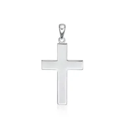 CHRISTOFFERSEN JEWELLERY VEDHÆNG SØLV MED KORS - 4010374