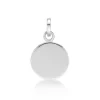 CHRISTOFFERSEN JEWELLERY VEDHÆNG SØLV RUND PLADE 12 MM - 4011629