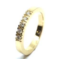 CHRISTOFFESEN JEWELLERY ALLIANCE RING I 14 KARAT GULD MED BRILLANTER - 5000916