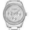 DKNY CHAMPERS MULTI GLITZ UR DAME I STÅL - DK1L078M0015