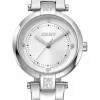 DKNY ESSENTIAL MINI UR DAME STÅL MED LÆNKE - DK1L043M0045