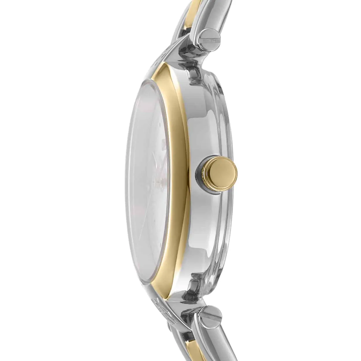 DKNY ESSENTIAL MINI UR DAME TO FARVET MED LÆNKE - DK1L043M0075