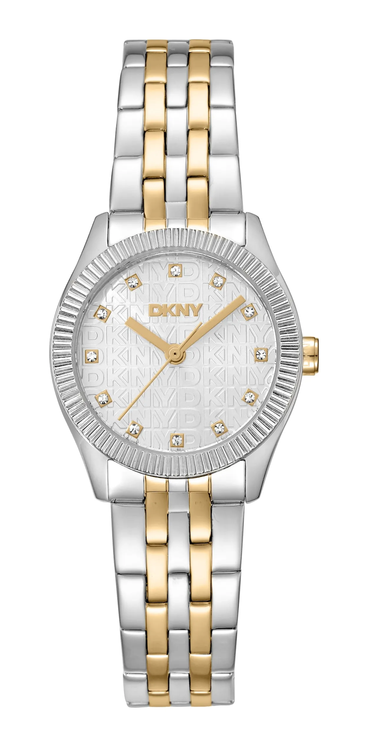 DKNY LOGO UR DAME TO FARVET MED LÆNKE - DK1L126M0075