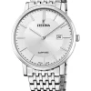 FESTINA UR HERRE STÅL SLIM MED SCHWEIZISK VÆRK OG SAFIRGLAS - F20018/1
