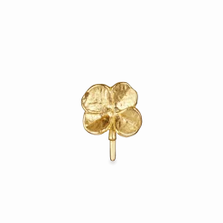 FLORA DANICA FIRKLØVER EAR CUFF FORGYLDT SØLV - FLC-EACU-G