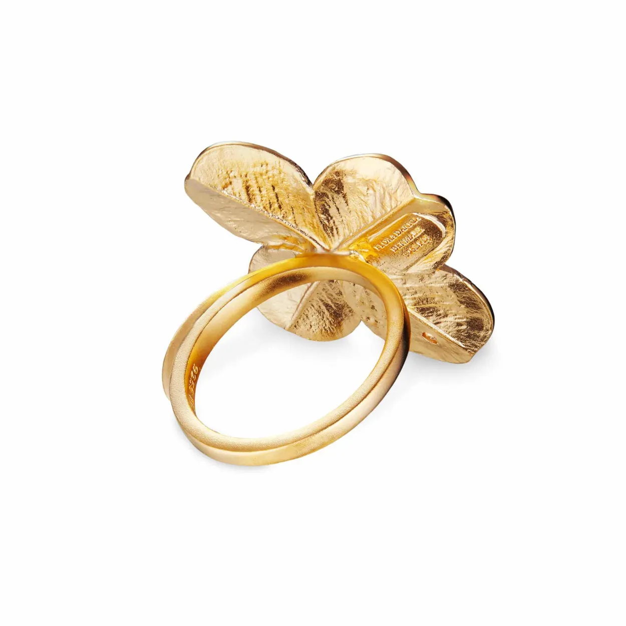 FLORA DANICA RING 18 KARAT GULD MED BRILLANT - FLC-STRI-18K-G