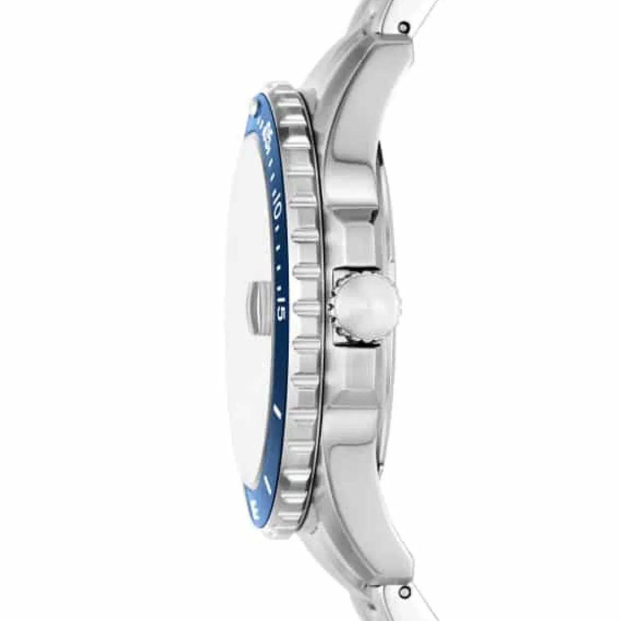 FOSSIL BLUE MØRKEBLÅ SKIVE MED LÆNKE - FS6029