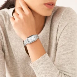 FOSSIL RAQUEL UR DAME STÅL FIRKANTET - ES5221