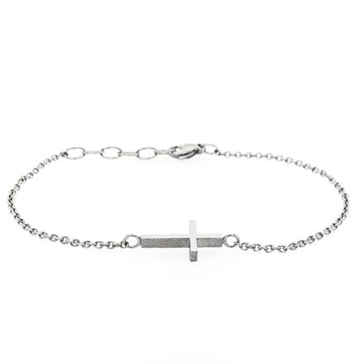 HEIRING ARMBÅND MED KORS SØLV - 52-1-94RH