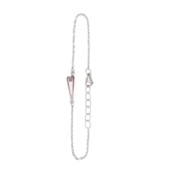 HEIRING INITIALS ARMBÅND MED HJERTE I SØLV - 52-4-33A/RH