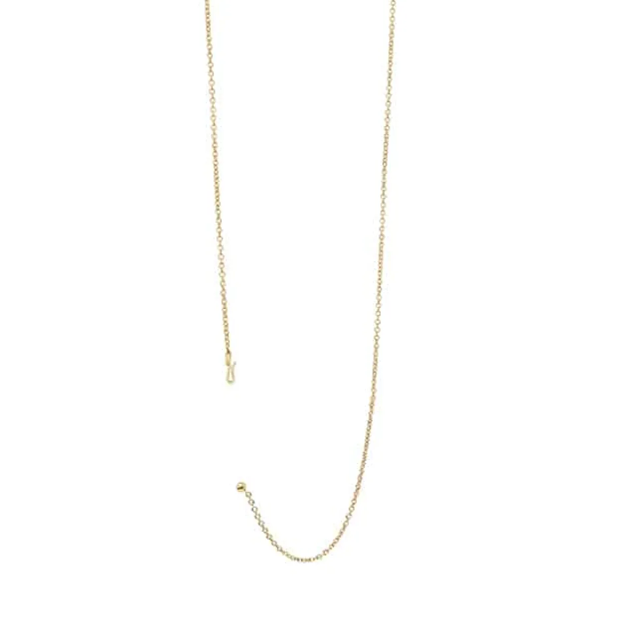 HEIRING MULTI CHAIN SØLV FORGYLDT 42 CM - 53-4-71FG