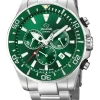 JAGUAR EXECUTIVE DIVER UR HERRE GRØN SKIVE MED CHRONOGRAF - J861/4