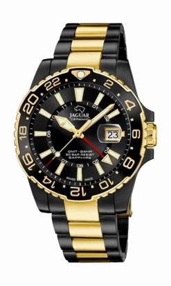 JAGUAR LIMITED EDITION SORT OG GULD - J1031/1