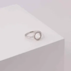 JOANLI NOR ANNANOR RING SØLV MED ZIRKONIA - 104503409