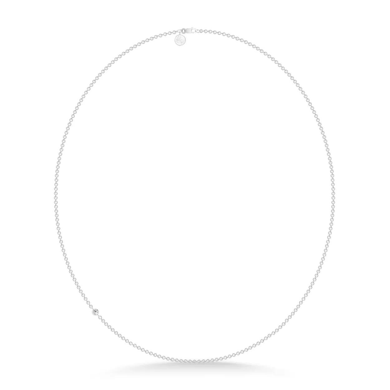 JULIE SANDLAU FINA HALSKÆDE I SØLV 45 CM - NL549RHCZ45