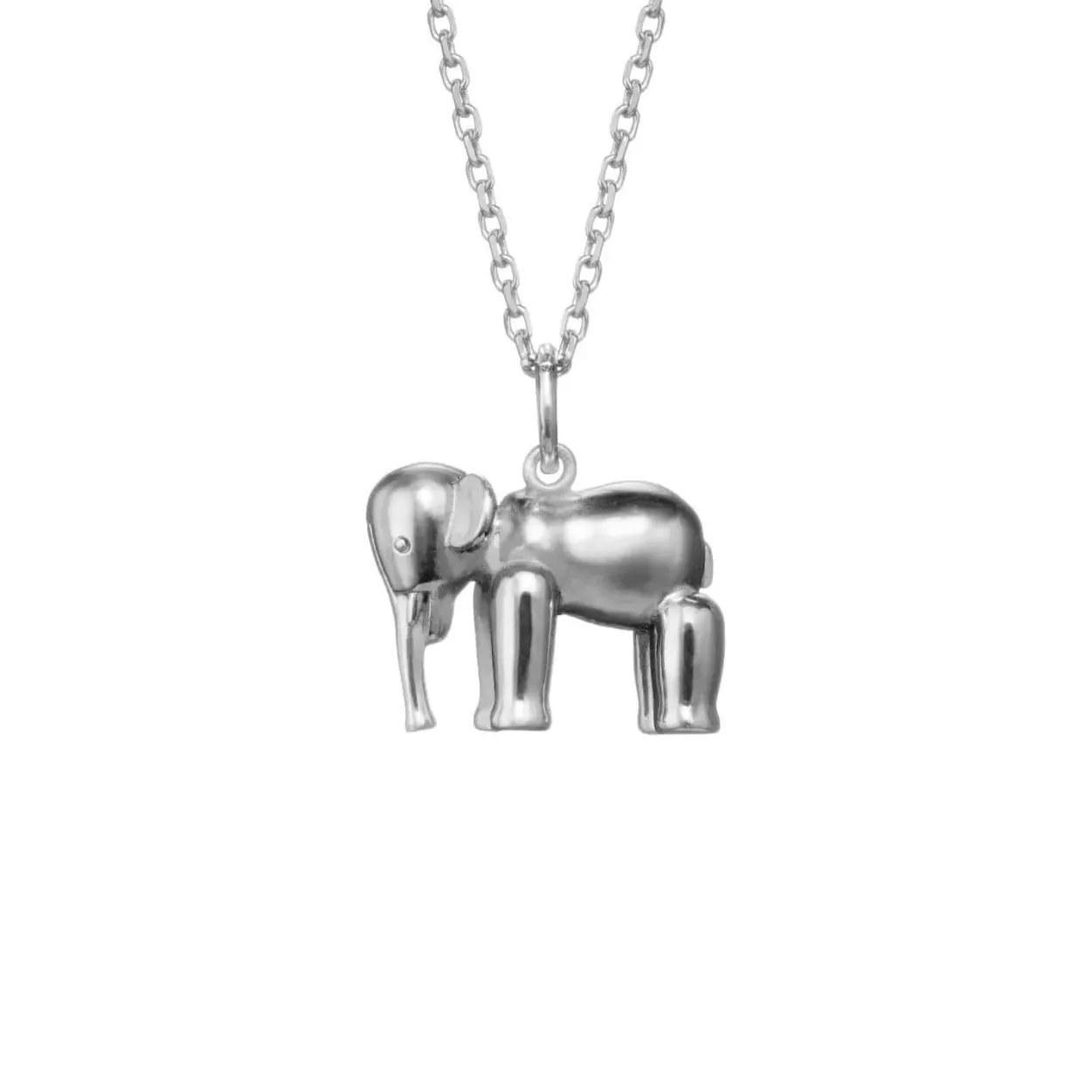 KAY BOJESEN JEWELRY ELEFANT HALSKÆDE SØLV MED KÆDE - KBJ-5