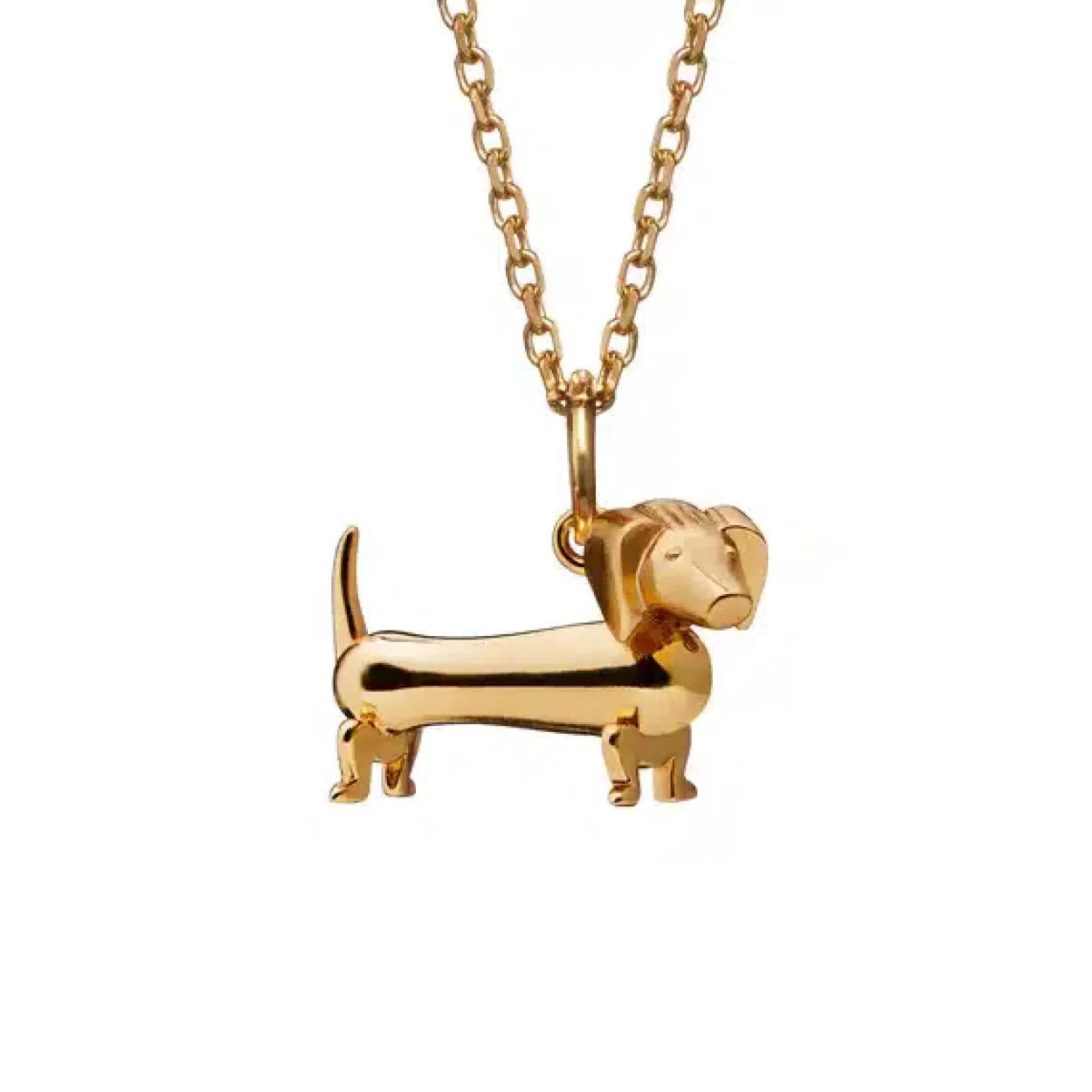 KAY BOJESEN JEWELRY GRAVHUND VEDHÆNG FORGYLDT SØLV UDEN KÆDE - KBJ-39