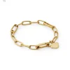 KAY BOJESEN JEWELRY KÆDEARMBÅND I MASSIV FORGYLDT STERLING SØLV 17,5 CM - KBJ-36-17