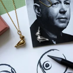KAY BOJESEN JEWELRY SANGFUGL VEDHÆNG I SØLV UDEN KÆDE - KBJ-15