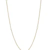 LUND COPENHAGEN 8 KARAT GULD HALSKÆDE MED FERSKVANDSPERLE 45-48 CM - 3021158-33