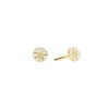 LUND COPENHAGEN MARGUERIT ØRERING 5MM FORGYLDT - 909050-4-M