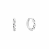 LUND COPENHAGEN ØRERINE SØLV CREOL SNOET 11 MM - 9091248