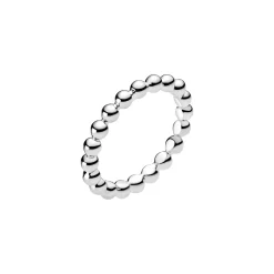 LUND COPENHAGEN RING SØLV MED KUGLER - 9071136