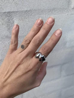 MADS Z BIG BAMBOO SØLV RING - STR. 56 - 2140037