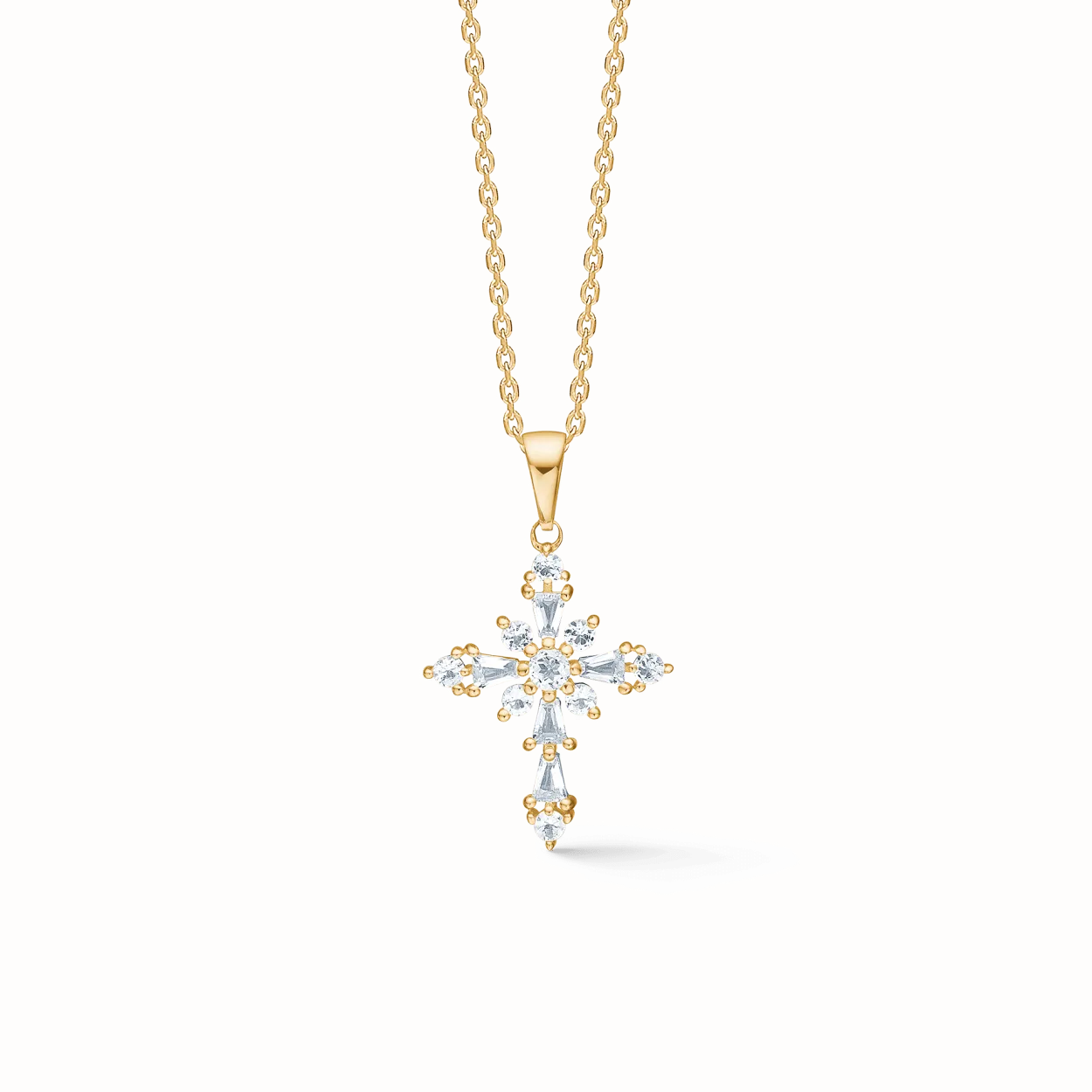 MADS Z CELESTIAL BY MEDINA VEDHÆNG I 8 KARAT GULD MED HVIDE TOPASER - 3326902