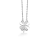 MADS Z CLOVER HALSKÆDE SØLV MED ZIRKONIA - 3127102