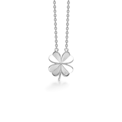 MADS Z CLOVER HALSKÆDE SØLV MED ZIRKONIA - 3127102