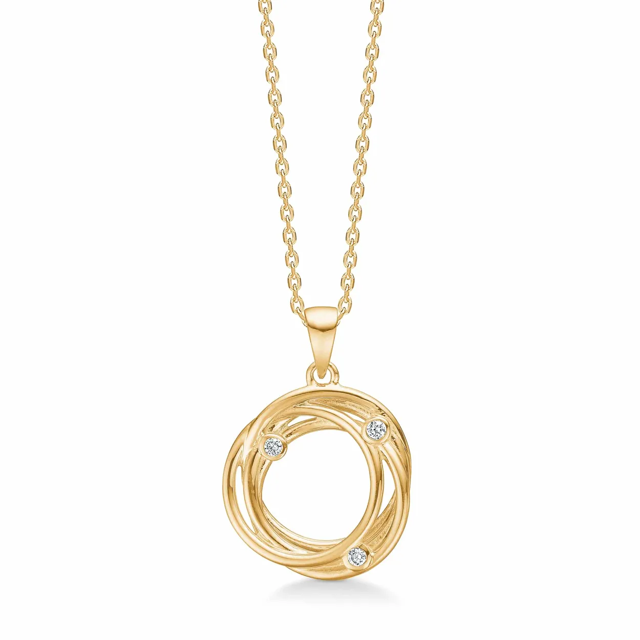 MADS Z DIAMOND NEST VEDHÆNG 14 KARAT GULD - 1531096