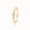 MADS Z DIAMOND POETRY RING I 14 KARAT GULD MED BRILLANTER - 1541180