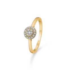 MADS Z ELEANOR PETITE RING 14 KARAT MED 0,16 DIAMANTER - 1541074