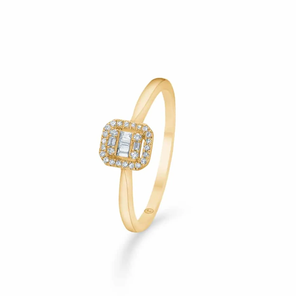 MADS Z ELIZABETH RING 14 KARAT GULD MED DIAMANTER 0,09 CARAT - 1541030